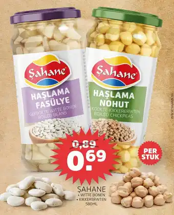 Sahan Supermarkten Sahane witte bonen 850ML aanbieding