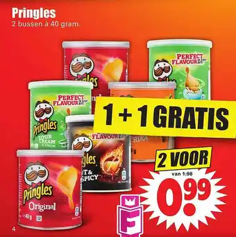 Dirk Pringles 40g aanbieding