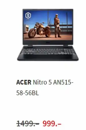 MediaMarkt Acer Nitro 5 AN515-58-56BL aanbieding