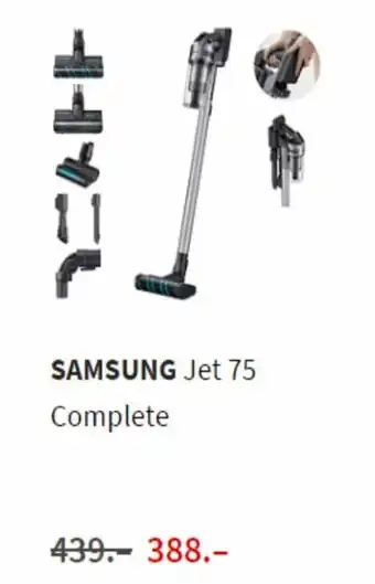 MediaMarkt Samsung Jet 75 Complete aanbieding