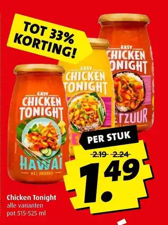 Boni Chicken tonight tot 33% korting aanbieding