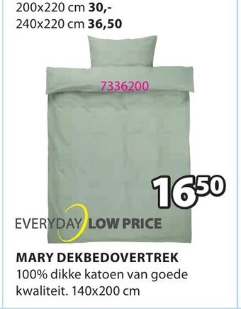 Jysk Mary Dekbedovertrek aanbieding