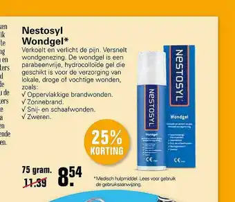 De Online Drogist Nestosyl Wondgel 25% Korting 75g aanbieding