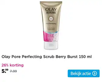 Plein.nl Olay Pore Perfecting Scrub Berry 150ml aanbieding