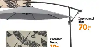 Kwantum Zweefparasol Riga aanbieding