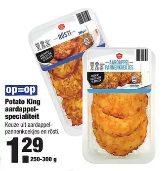 ALDI Potato king aardappelspecialiteit 250-300 g aanbieding