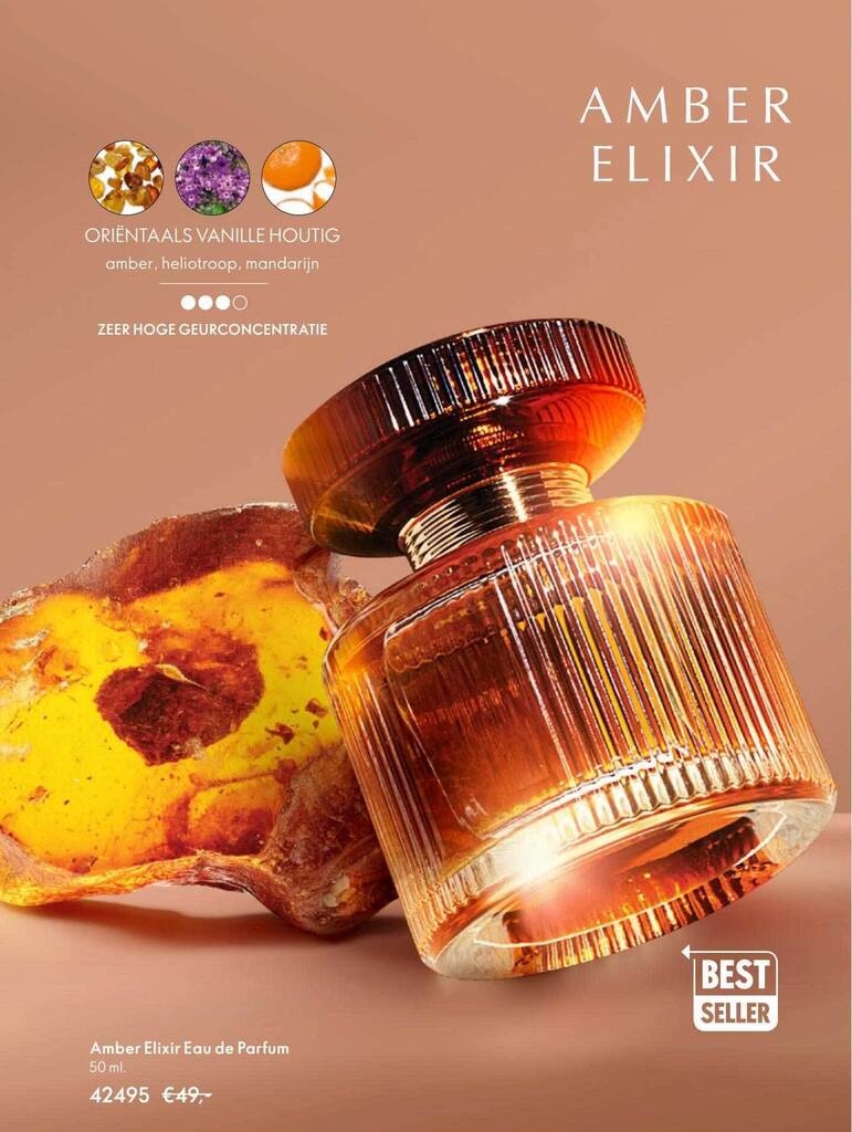 Amber elixir eau de parfum aanbieding bij Oriflame