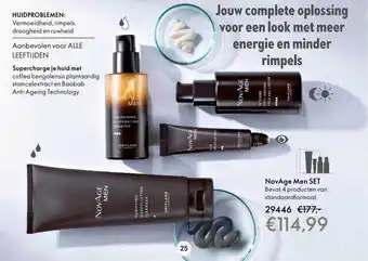 Oriflame Novage men set aanbieding