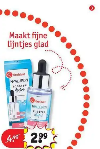 Kruidvat Kruidvat hyaluron booster drops aanbieding