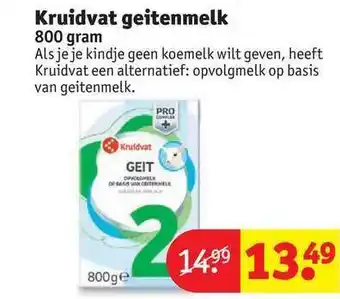 Kruidvat Kruidvat geitenmelk aanbieding