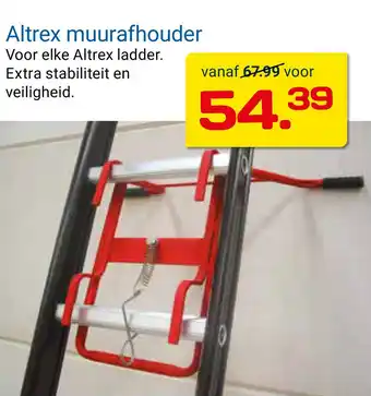 Kluswijs Altrex muurafhouder aanbieding