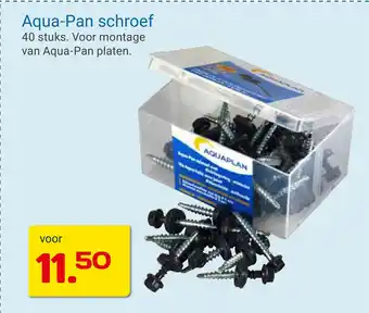 Kluswijs Aqua-Pan schroef aanbieding