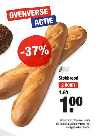 ALDI Stokbrood aanbieding