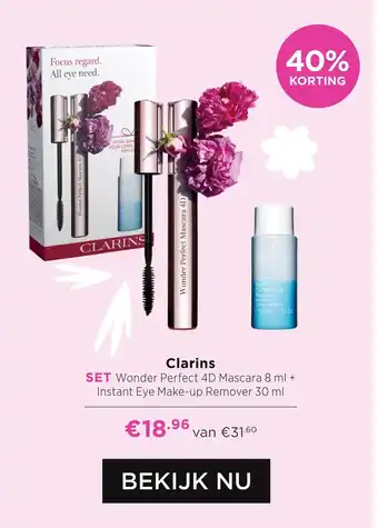 ICI Paris XL Clarins SET aanbieding