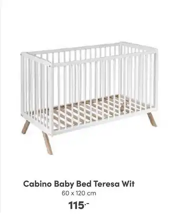 Baby & Tiener Cabino baby bed teresa wit aanbieding