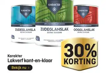 Hubo Karakter lakverf kant-en-klaar 30% korting aanbieding