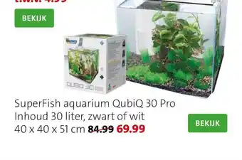 Intratuin Superfish aquarium qubiq 30 pro aanbieding