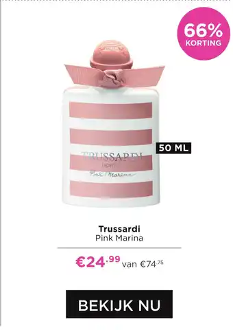 ICI Paris XL Trussardi Pink Marina 50ml aanbieding