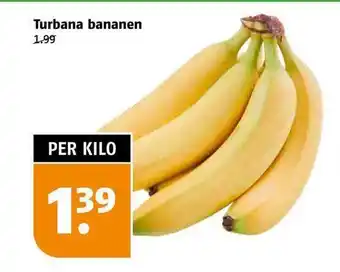 Poiesz Turbana bananen aanbieding