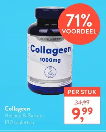Holland & Barrett Collageen 1000mg aanbieding