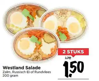 Vomar Voordeelmarkt Westland Salade 200g aanbieding