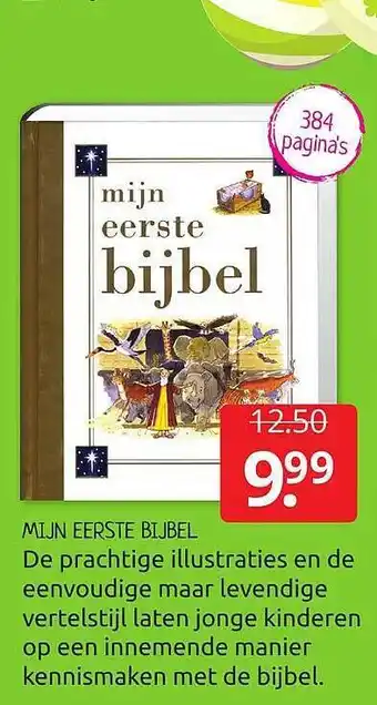 Boekenvoordeel Mijn Eerste Bijbel aanbieding