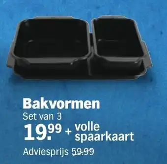 Albert Heijn bakvormen set van 3 aanbieding