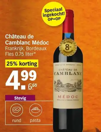 Albert Heijn Chateau de camblanc medoc aanbieding