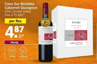 Albert Heijn Cono sur bicicleta cabernet sauvignon per fles aanbieding