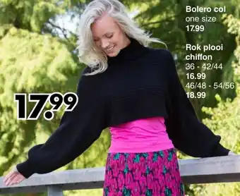 Wibra Bolero col one size aanbieding