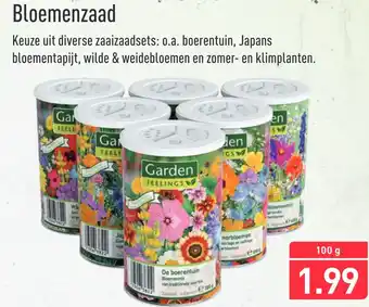 ALDI Bloemenzaad 100g aanbieding