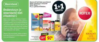 Kruidvat Roter vitamine c inclusief roter blaas 1+1 gratis aanbieding