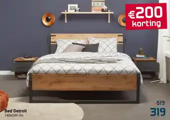 Beddenreus Bed Detroit aanbieding