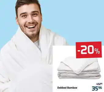 Beddenreus Dekbed Bamboe aanbieding