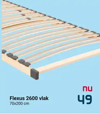 Beddenreus Flexus 2600 vlak aanbieding