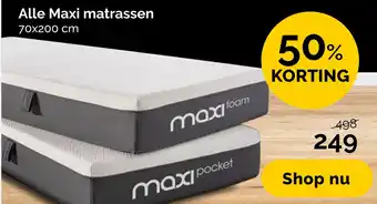 Beter Bed Alle Maxi matrassen aanbieding