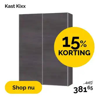 Beter Bed Kast Kixx aanbieding