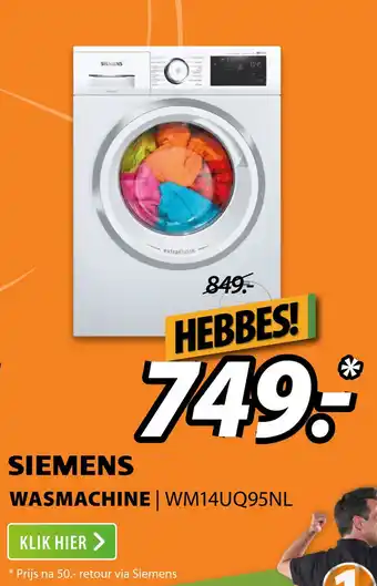 Expert SIEMENS WASMACHINE aanbieding