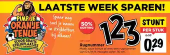 Vomar Voordeelmarkt Rugnummer aanbieding