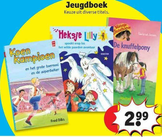 Jeugdboek Aanbieding Bij Kruidvat
