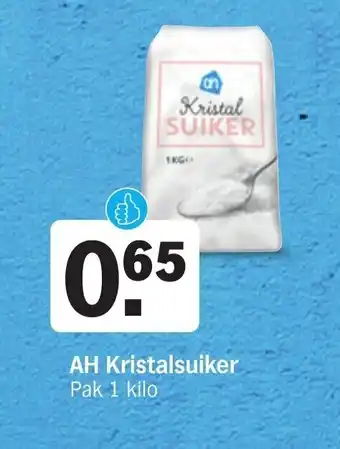 Albert Heijn AH kristalsuiker pak 1 kilo aanbieding