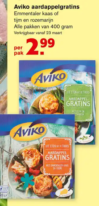 Hoogvliet Aviko aardappelgratins 400g aanbieding