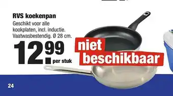 ALDI Rvs koekenpan aanbieding