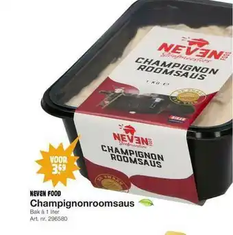 Bidfood Neven food champignonroomsaus aanbieding