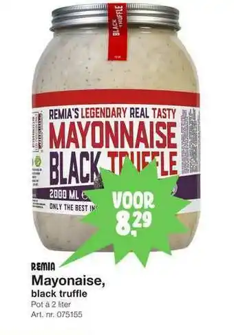 Bidfood Remia mayonaise, black truffle aanbieding