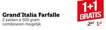 Coop Grand'Italia Farfalle 500g aanbieding