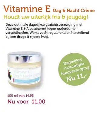 De Rode Pilaren Vitamine E 100ml aanbieding