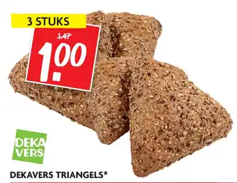 Dekamarkt Dekavers Triangels aanbieding