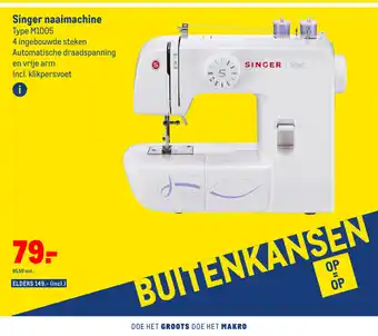 Makro Singer naaimachine Type M1005 aanbieding