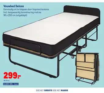 Makro Vouwbed Deluxe 90 x 200 cm aanbieding